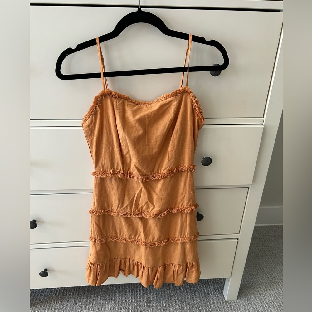 Blue Blush Boutique Orange Dress